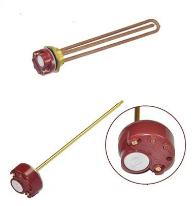DN42 1-1/4 Element de încălzire a încălzitorului de apă din cupru cu termostat